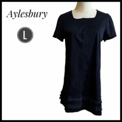 Aylesbury チュニック L ネイビー 半袖 シンプル 体型カバーのサムネイル