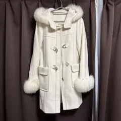 CECIL McBEE ファー付きダッフルコート