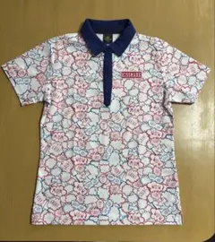 kissmark GOLF ポロシャツ 総柄 Mサイズ　ボウリングにものサムネイル