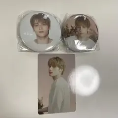 TXT ヒュニンカイ ACT:TOMORROW トレカ カプセルトイ 缶バッジ