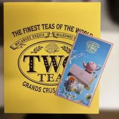 TWG TEA ショップ袋 イエロー　絵葉書付きのサムネイル