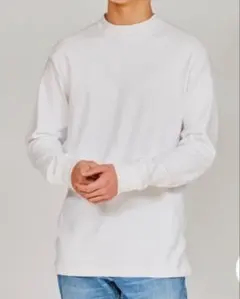 【Hanes/ヘインズ】メンズ クルーネックロングスリーブ　Mのサムネイル