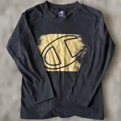 Champion チャンピオン長袖カットソー 130 黒