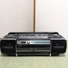 昭和レトロ】AIWA ダブルカセットラジカセ CS-W20 アイワ - メルカリ