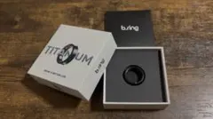 b.ring TITANIUM スマートリング チタンブラック US9号