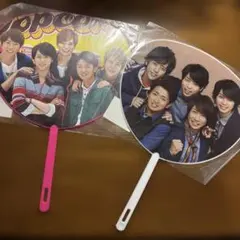 嵐　集合　ミニうちわ2枚