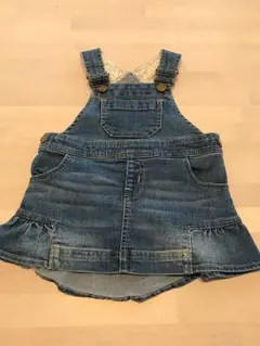 ジャンパースカート デニム ガールズ