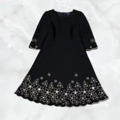 M'S GRACY 花柄刺繍 半袖ワンピース - メルカリ
