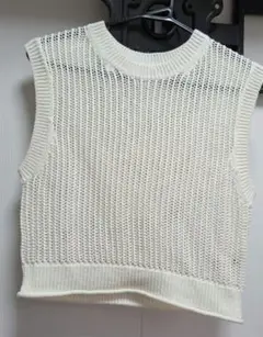 ニットベスト　キッズ　GU