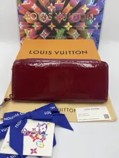 ルイヴィトン　長財布 モノグラムヴェルニ ポルトフォイユ・クレマンスM90920