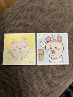 ちいかわ 古本屋　かにちゃん　ホログラムステッカー 2枚セット　シール