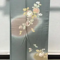 D757 訪問着 手描き花模様 正絹 単衣 極美品 - メルカリ