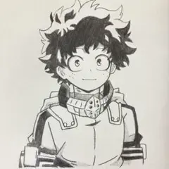 デク 手描きイラスト