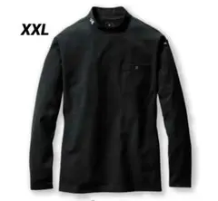 バートル 655 モックネックロングTシャツ ブラックXXLのサムネイル