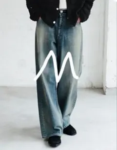 LIDNM SEMI WIDE HERITAGE DENIM PANTS M - メルカリ