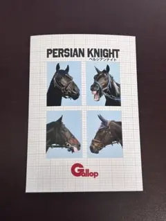 ペルシアンナイト　Gallop フォトプラス　名馬証明写真風