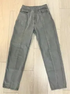 【美品】リエディ グレー デニムパンツ Sサイズ センターシーム