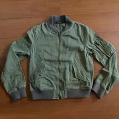 INGNI オリーブグリーン MA-1ジャケット　古着 子供　レディース