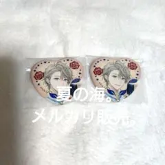 甲斐田晴 にじさんじ ハート 缶バッジ Rose Valentine 2個セット