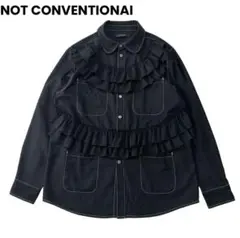 not conventional ノットコンベンショナル フリルシャツのサムネイル