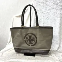 TORY BURCH トートバッグ レザー ブラウン - メルカリ