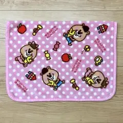 クマタン WC ブランケット ひざ掛け ブランケット ピンク 平成レトロ