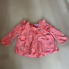 babyGap 花柄フリルトップス 18-24ヶ月　90
