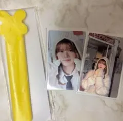 NiziU ハピドロ　うちわグリップ　トレカ　リク