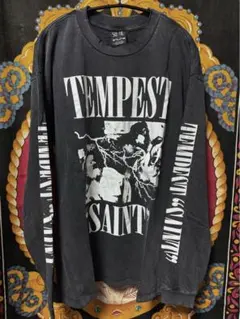 ロゴ 長袖カットソー