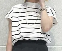 ROPÉ PICNIC モックネック ボーダー