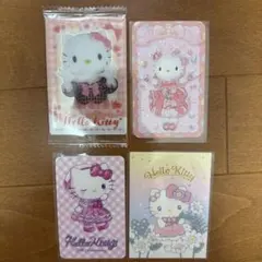 ピューロ　モーニング　キティ　カード　4枚セット