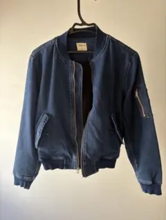 GAP ダークブルー ボンバージャケット