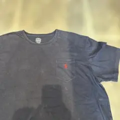Polo Ralph Lauren ポケットTシャツXXLフェード 無地 古着