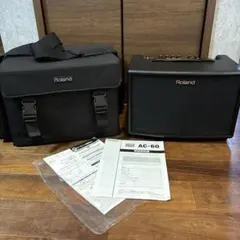 極美品✨️ ROLAND AC-60 アコースティックギター アンプ 純正ケース付のサムネイル