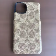 COACH iPhoneケース シグネチャー柄