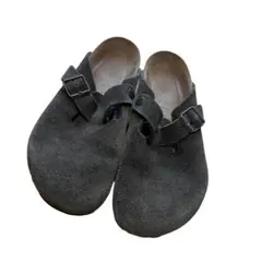 美品】BIRKENSTOCK ボストン スエード チャコール サイズ40 - メルカリ