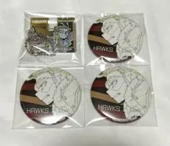 【最終値下げ‼️】ヒロアカ WHM ホークス 缶バッジ キーホルダー