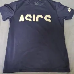ASICS ネイビー Tシャツ Mサイズ