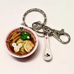 【美品】ディズニー ミッキー ラーメン キーホルダー 東京ディズニーリゾート限定