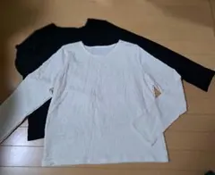 白ティーシャツ長袖