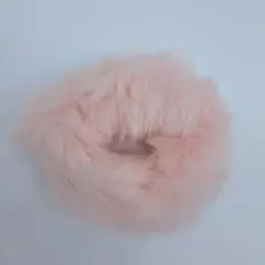 ピンクファー ヘアゴム　D