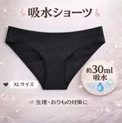 おりもの吸水ショーツXLノーマルタイプ　吸水ショーツ サニタリーショーツ
