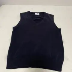 scene ネイビー Vネック ノースリーブ ベスト