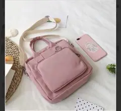 1157 2WAY クリアバッグ ピンク 痛バッグ ショルダーバッグ