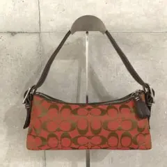 COACH シグネチャー ワンショルダーバッグ 赤 レッド 6371