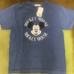 GOOD ROCK SPEED ミッキーマウス Tシャツ Fサイズ ブルー