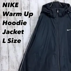 NIKE ナイキ 刺繍ロゴ ウォームアップ 中綿 ナイロンジャケット フーディ