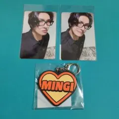 ATEEZ FCくじ オンラインくじ ミンギ トレカ キーホルダー