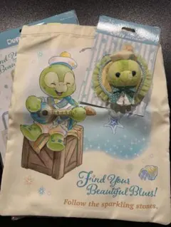 ディズニーシー　25周年 オルメル　トートバッグ＆ぬいぐるみクリップ　セット
