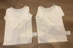 UNIQLO 長袖シャツ 80サイズ 白2枚セット